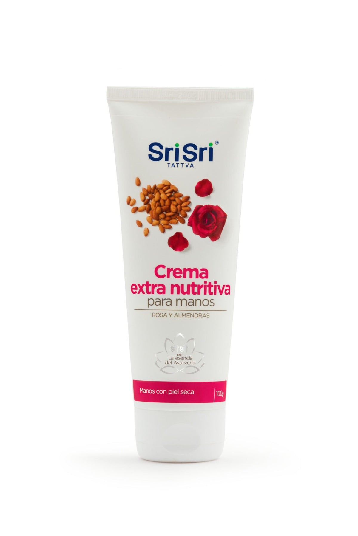 CREMA EXTRA NUTRITIVA PARA MANOS CON ROSAS Y ALMENDRAS - 100gr