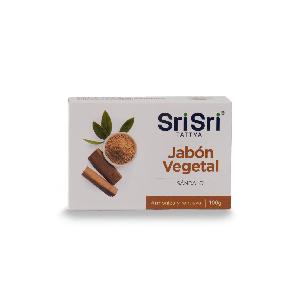 JABÓN AYURVÉDICO VEGETAL SÁNDALO - 100gr