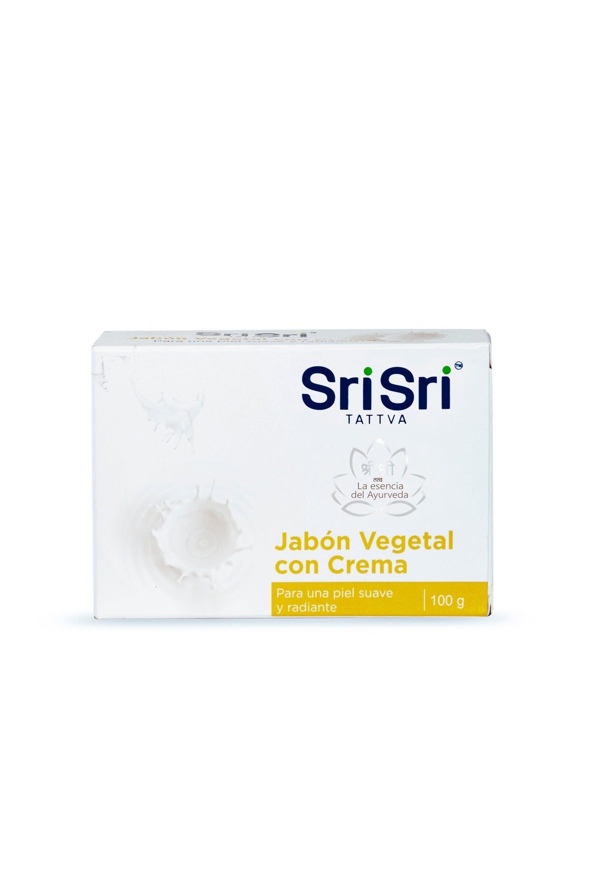 JABÓN AYURVÉDICO VEGETAL CON CREMA DE LECHE - 100gr
