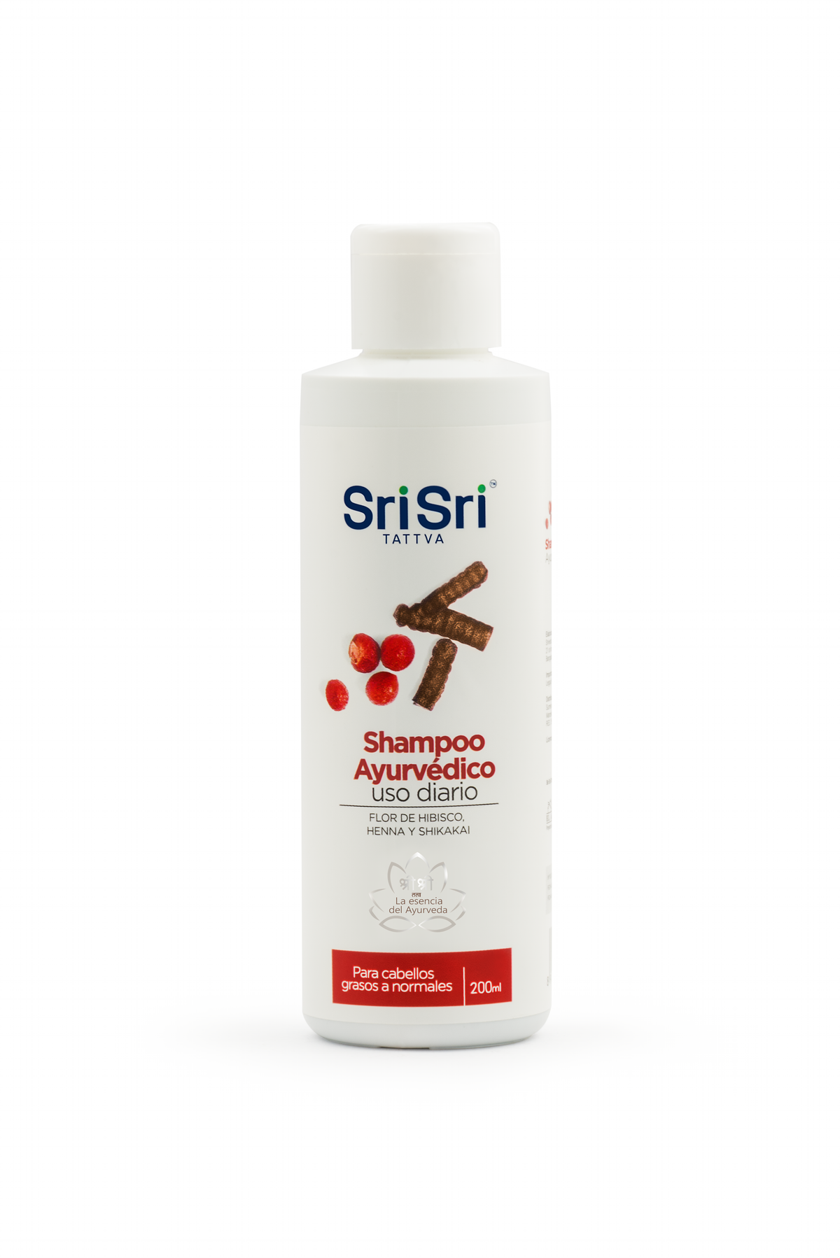 SHAMPOO AYURVÉDICO DE USO DIARIO CON HENNA - 200ml
